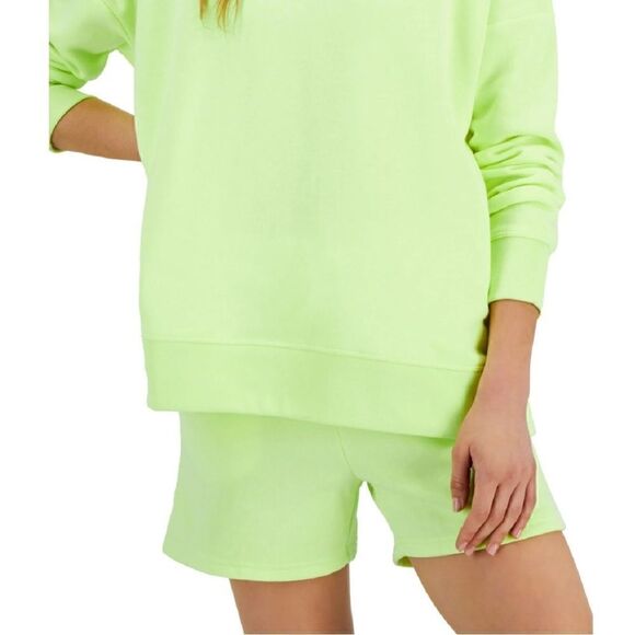 ID Ideology Women s Fleece Sweatshirt  sweater pullover Green Size Small barbell - Picture 3 of 8